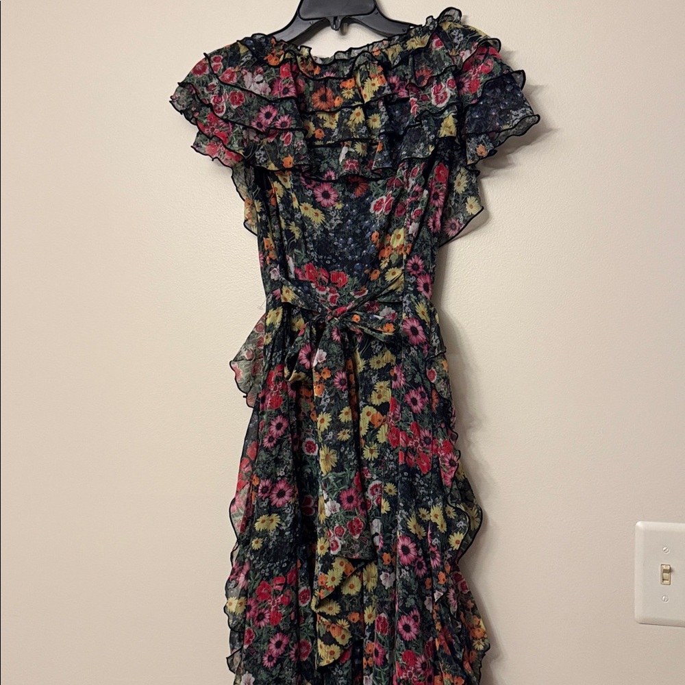 Ted Baker Adiee Floral Ruffle Dress - Picture 11 of 11